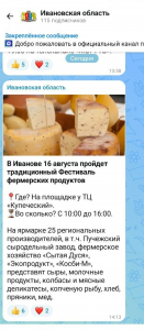 Правительство Ивановской области открыло канал в мессенджере Max