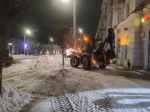 Почти 200 тонн противогололедных материалов применено за сутки.