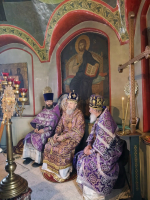 21.03.2026 г. Епископ Иоанн совершил Божественную литургию в храме святителя Николая села Григорьево, изображение №2