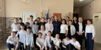 Сотрудник следственного управления провел для школьников занятие, посвящённое 65-летию первого полёта человека в космос - Следственный комитет