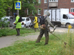 В Иванове продолжается выкашивание газонов